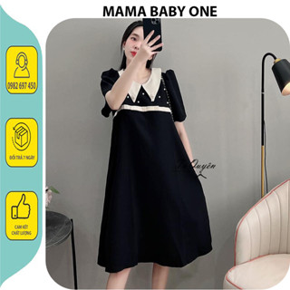 [V363 MẪU XINH] VÁY ĐẦM BẦU CÔNG SỞ DỰ TIỆC ĐẸP SANG CHẢNH-VÁY BẦU BABYDOLL THIẾT KẾ CÁCH ĐIỆU TIỂU THƯ FRESIZE GIÁ RẺ