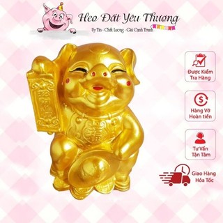 Lợn đất Heo Vàng Như Ý tiết kiệm mới