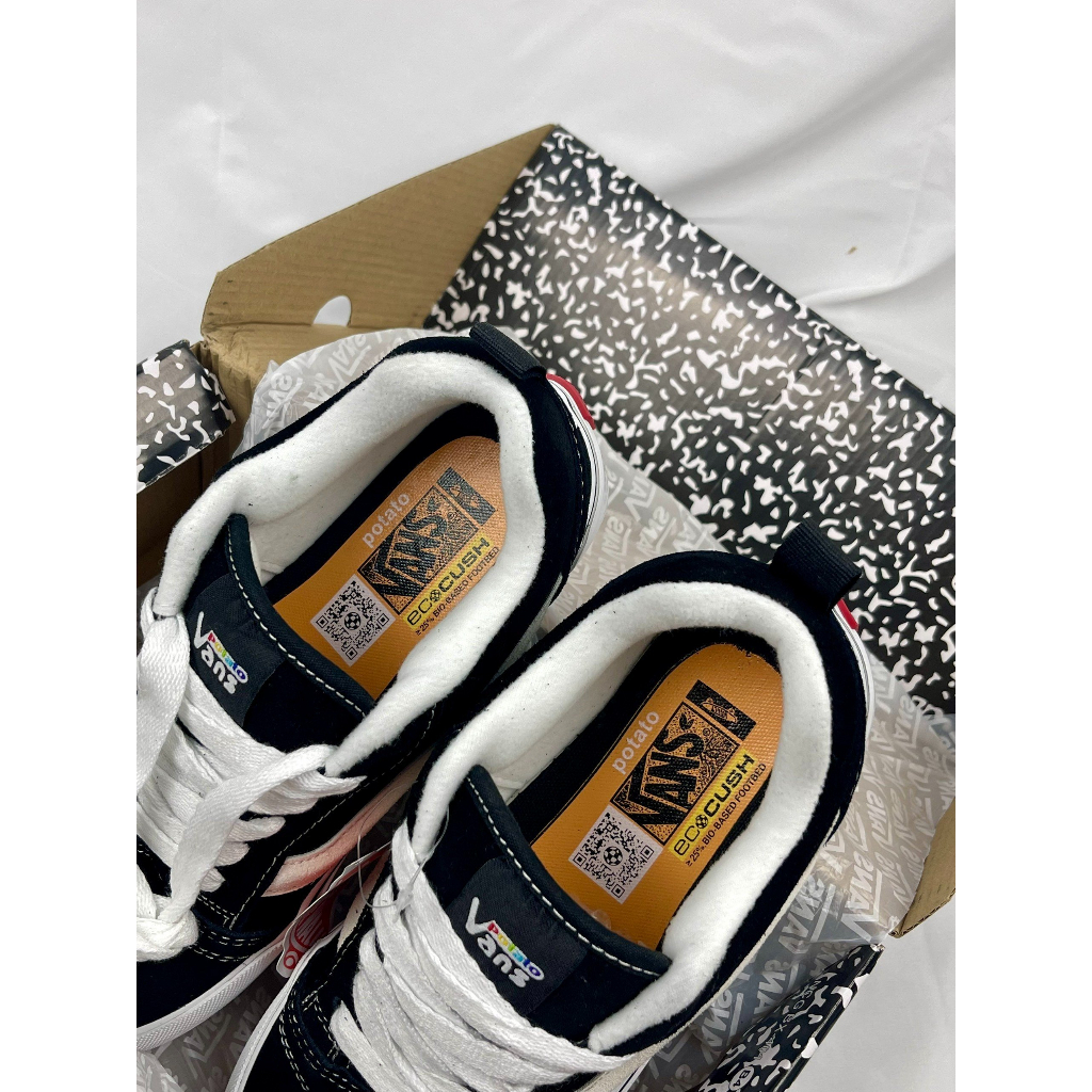 Giày Vans Vault Knu Skool VR3 x Imran Potato cao cấp Full Box Bill.