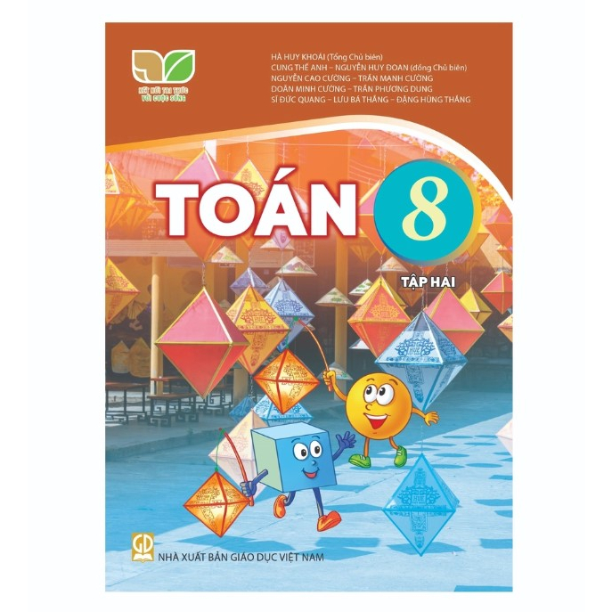 Sách - Toán Lớp 8 Tập 2 - Kết nối (Giáo Dục) Kèm 5 vở ruột kẻ ngang A5 70gsm 80