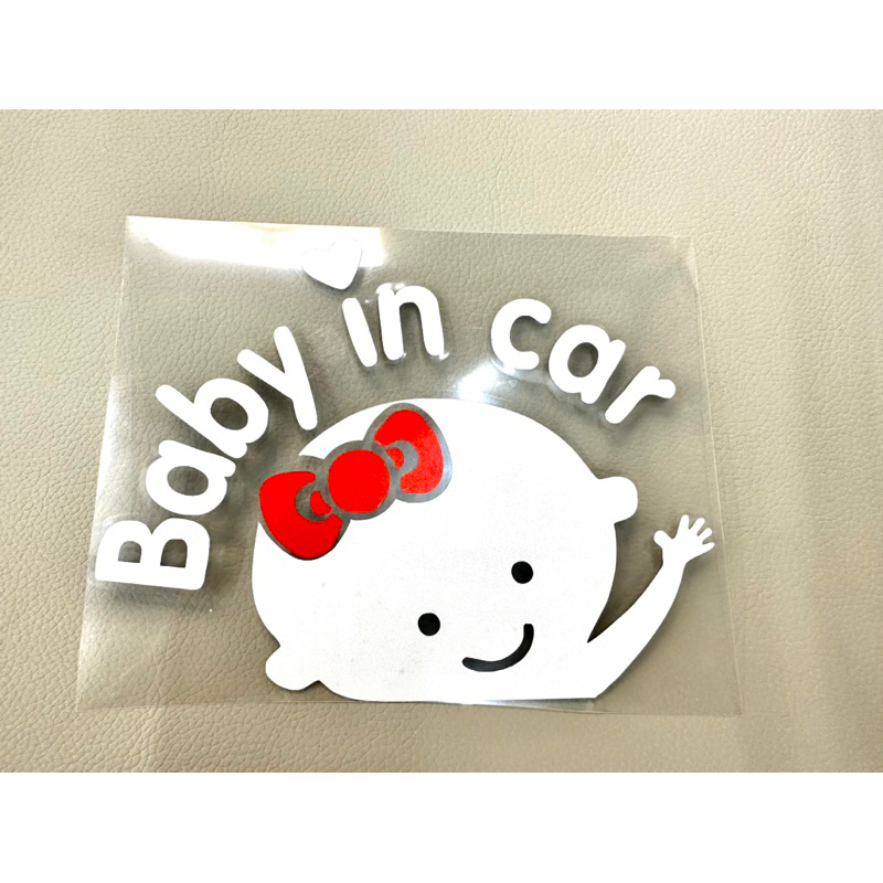 Miếng Dán Phản Quang Họa Tiết Baby In Car Thời Trang Trang Trí Xe Hơi