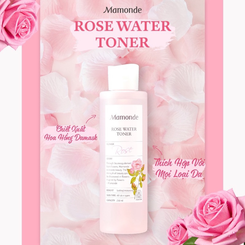 Toner Mamonde | Nước hoa hồng Mamonde Rose water 250ml