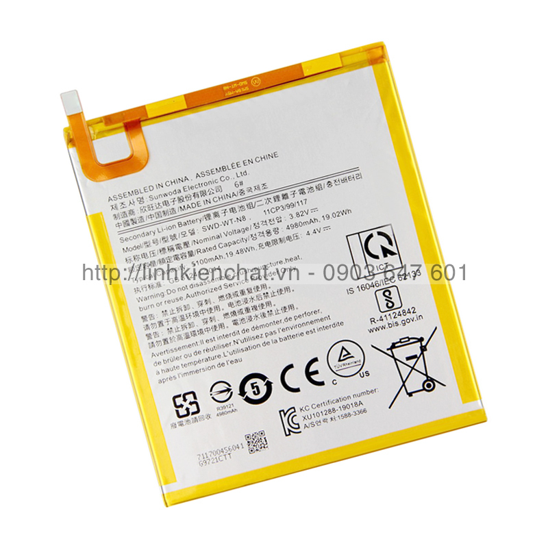 Pin Galaxy Tab A7 Lite T225 SM-T225 T220 5100mAh Zin - Hàng nhập Khẩu