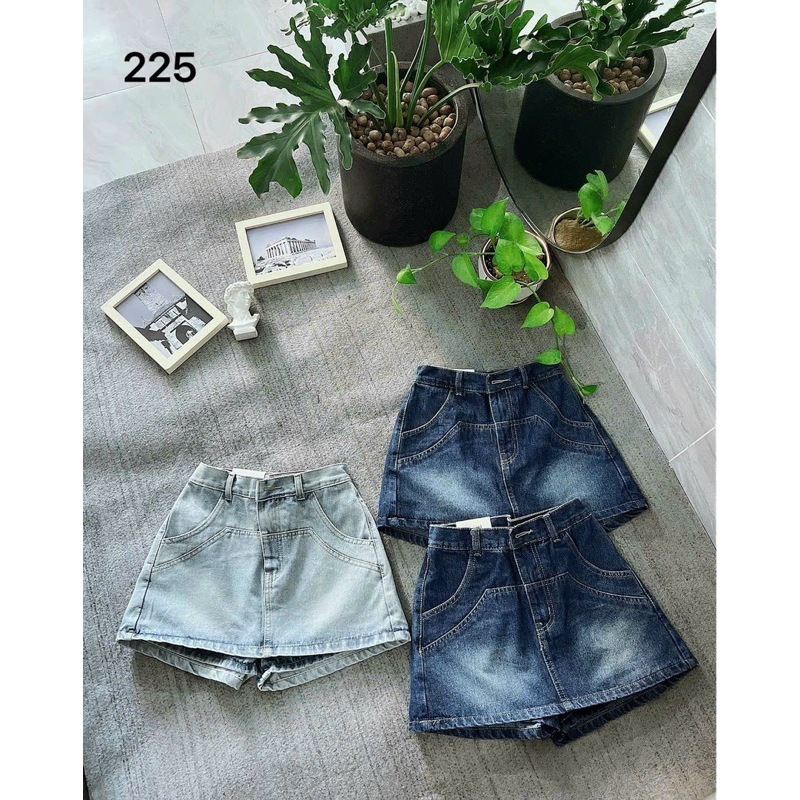 CHÂN VÁY JEAN CHỮ A 225 BIGSIZE