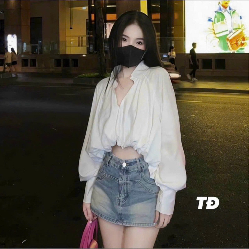 CHÂN VÁY JEAN CHỮ A 225 BIGSIZE