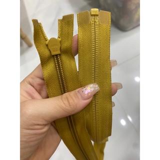 Dây kéo ykk răng mở răng 5 màu đồng xanh