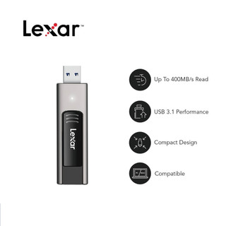 Usb lexar jumpdrive m900 flash drive 128gb/ 256gb , chuẩn 3.1 , tốc độ đọc 400mb/s, tương thích pc/ mac