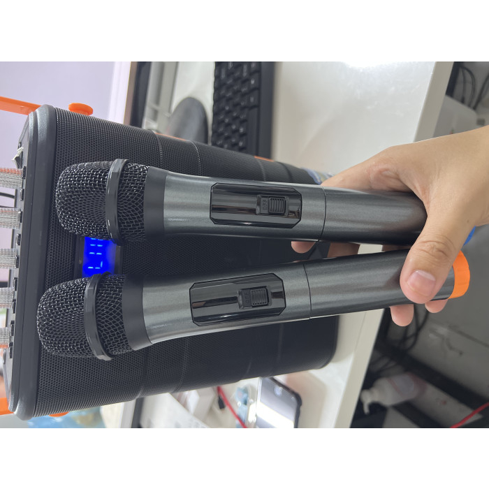 Loa karaoke Bluetooth Amoi TC-16 + kèm 2 mic hát