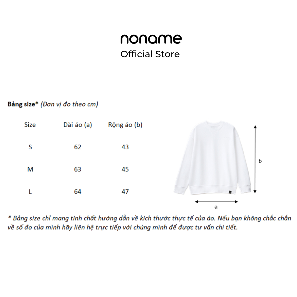 Áo Sweater Nữ Regular-fit noname Basic/Lavender_NNMWD701WS880