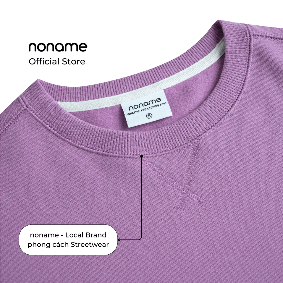 Áo Sweater Nữ Regular-fit noname Basic/Lavender_NNMWD701WS880