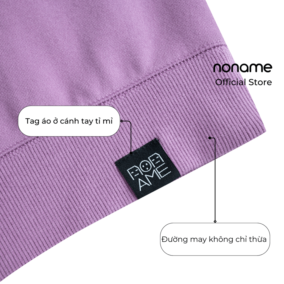 Áo Sweater Nữ Regular-fit noname Basic/Lavender_NNMWD701WS880
