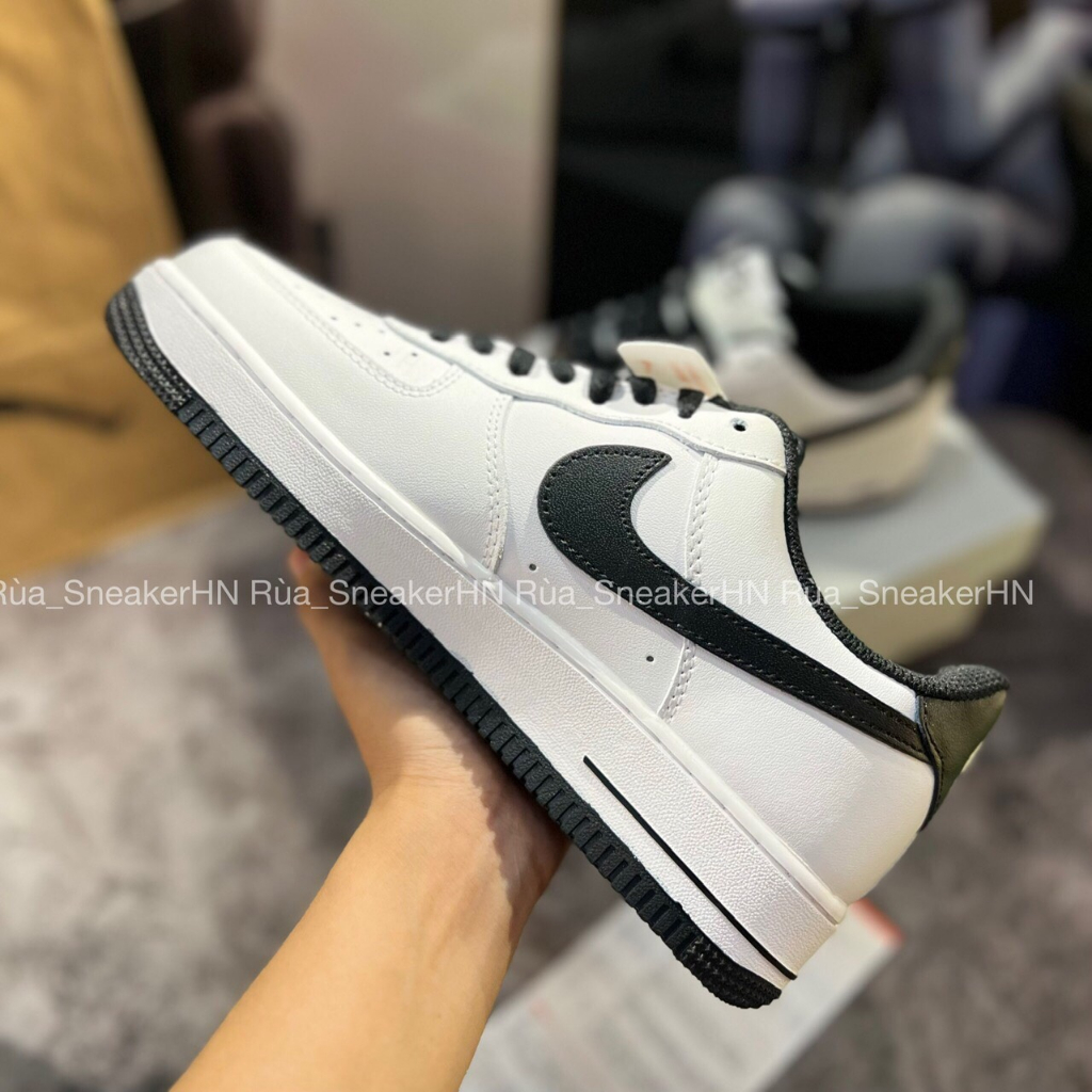 Siêu Phẩm Giày Thể Thao Sneaker A.F.1 Đen Trắng Gót Đen Siêu Hot Cao Cấp Ảnh Thật