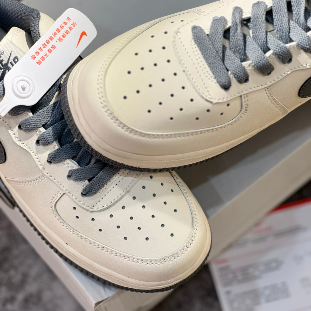 Siêu Phẩm Giày Thể Thao Sneaker A.F/1 Xám Kem New 2022 Cao Cấp Ảnh Thật