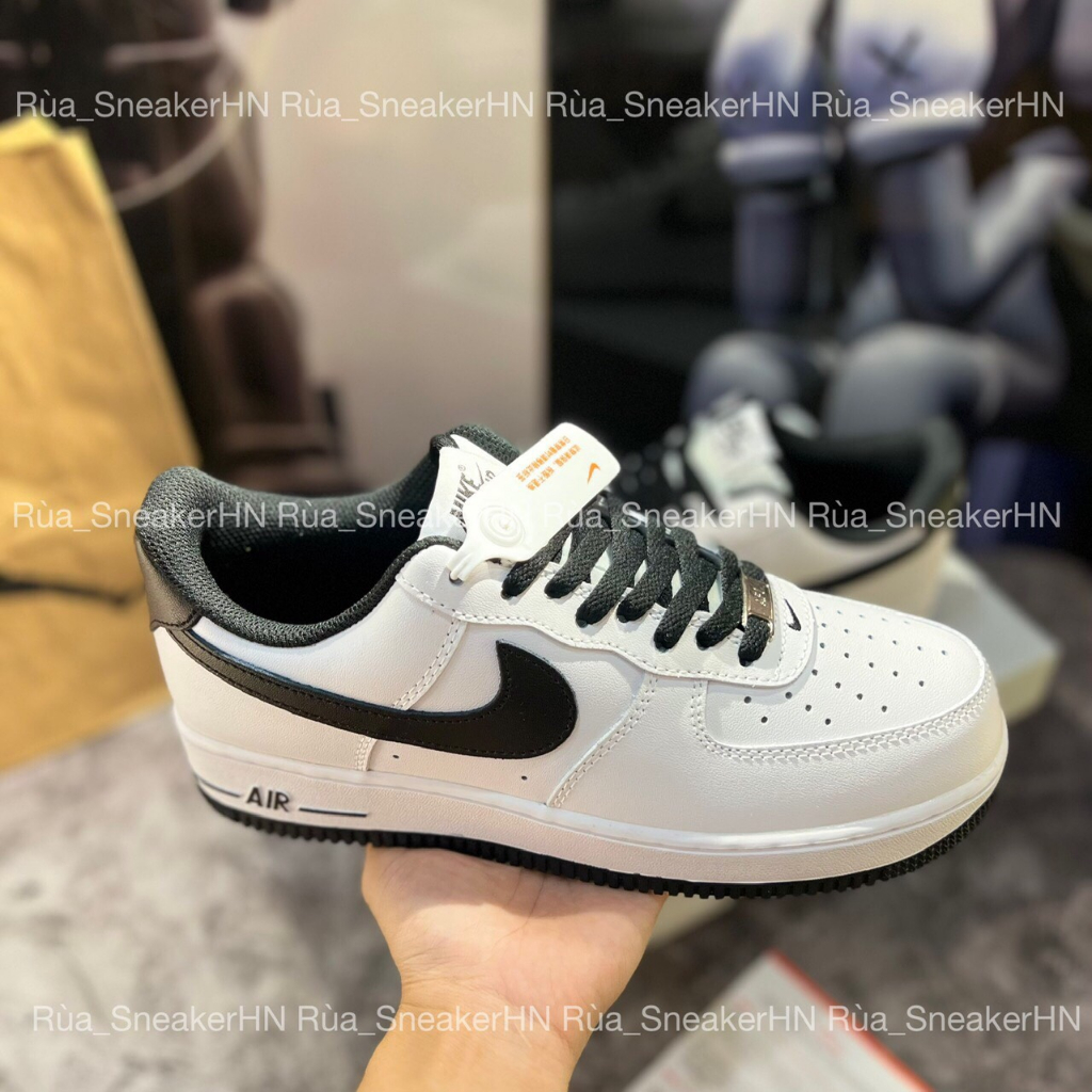 Siêu Phẩm Giày Thể Thao Sneaker A.F.1 Đen Trắng Gót Đen Siêu Hot Cao Cấp Ảnh Thật