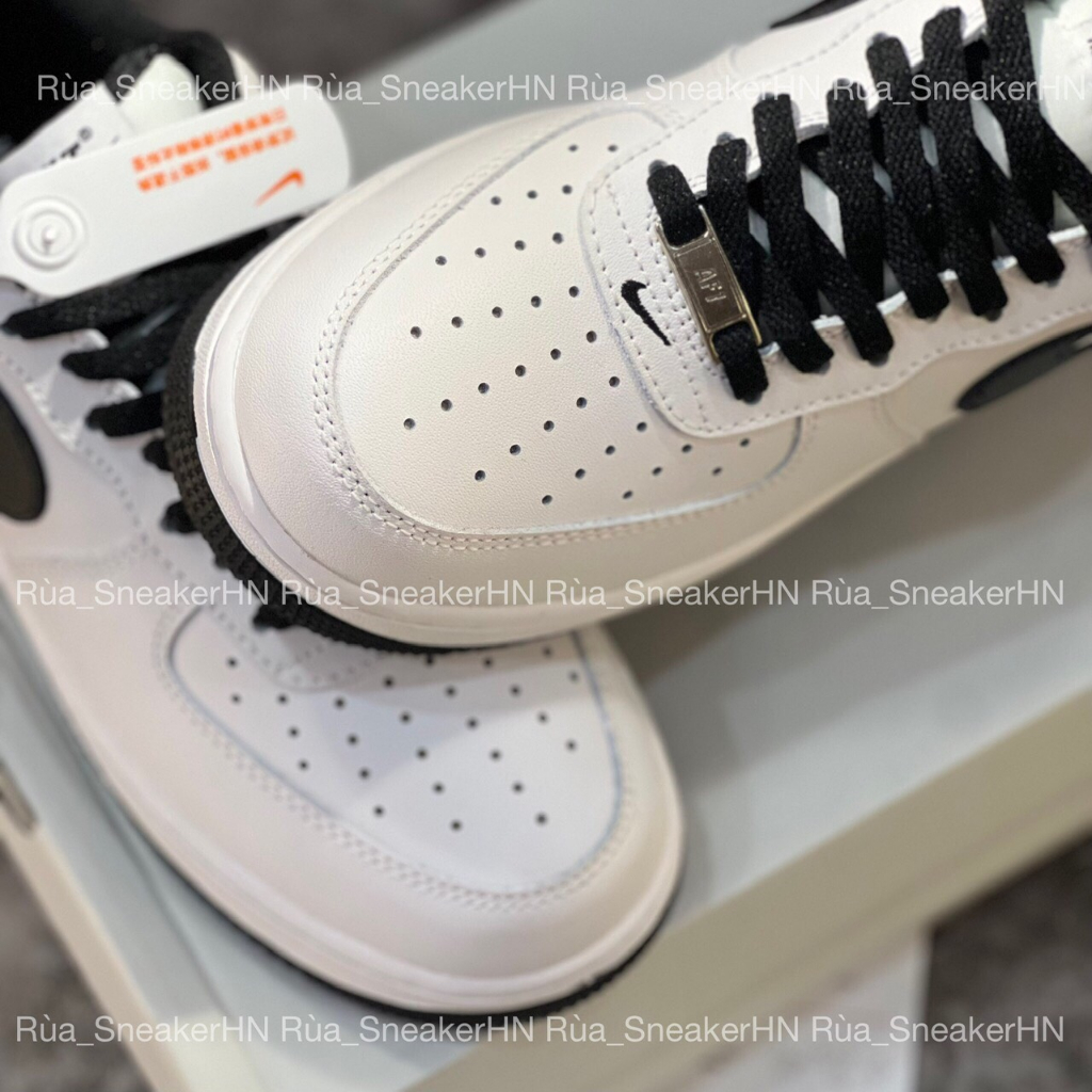 Siêu Phẩm Giày Thể Thao Sneaker A.F.1 Đen Trắng Gót Đen Siêu Hot Cao Cấp Ảnh Thật