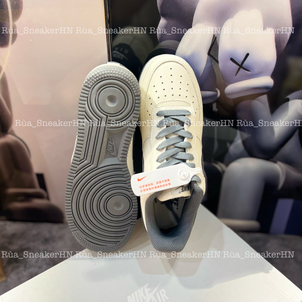 Siêu Phẩm Giày Thể Thao Sneaker A.F/1 Xám Kem New 2022 Cao Cấp Ảnh Thật