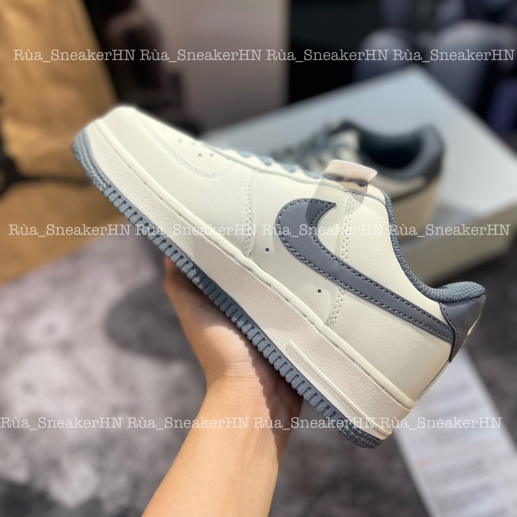 Siêu Phẩm Giày Thể Thao Sneaker A.F/1 Xám Kem New 2022 Cao Cấp Ảnh Thật