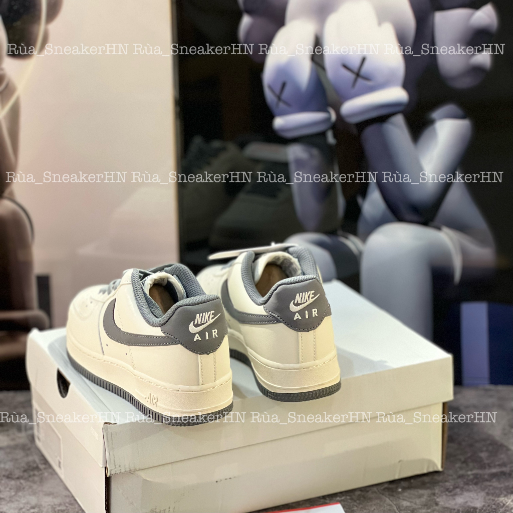 Siêu Phẩm Giày Thể Thao Sneaker A.F/1 Xám Kem New 2022 Cao Cấp Ảnh Thật