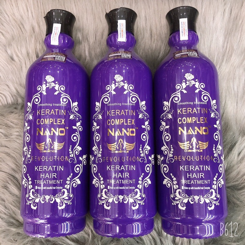 HẤP PHỤC HỒI KERATIN NANO COMPLEX MÀU TÍM 1000ML