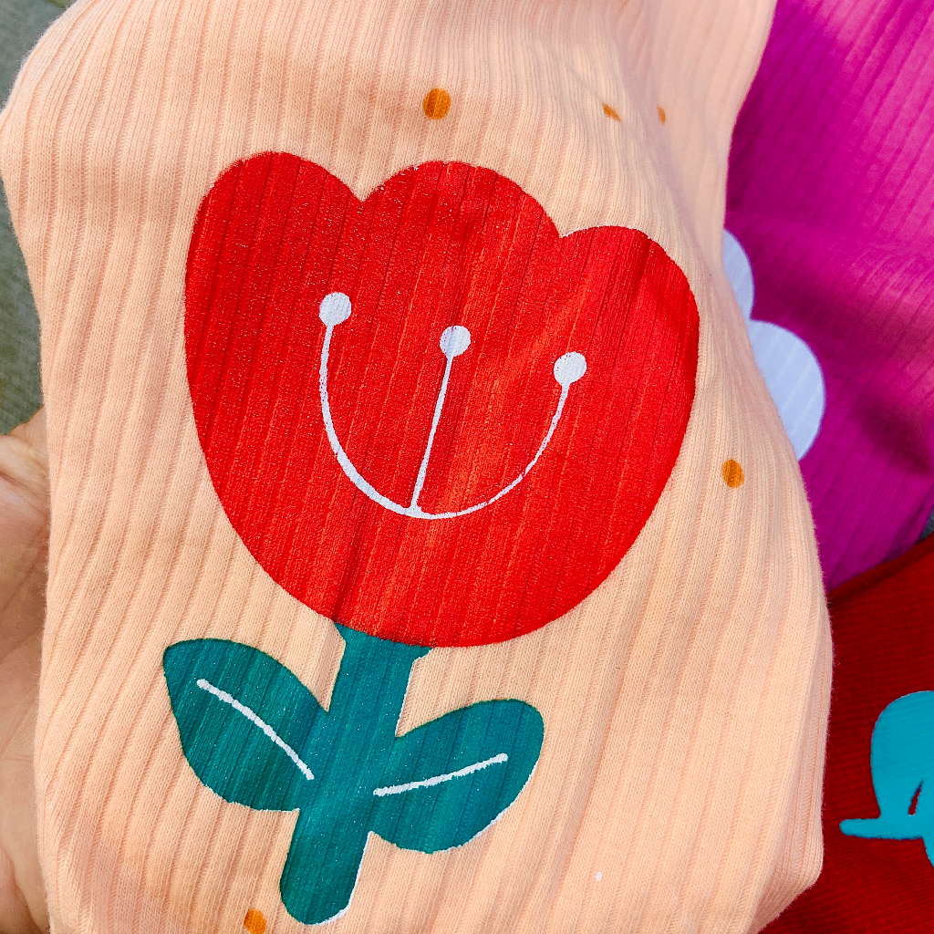 Quần legging lửng cho bé gái, Quần thun hè cho bé từ 7-18kg