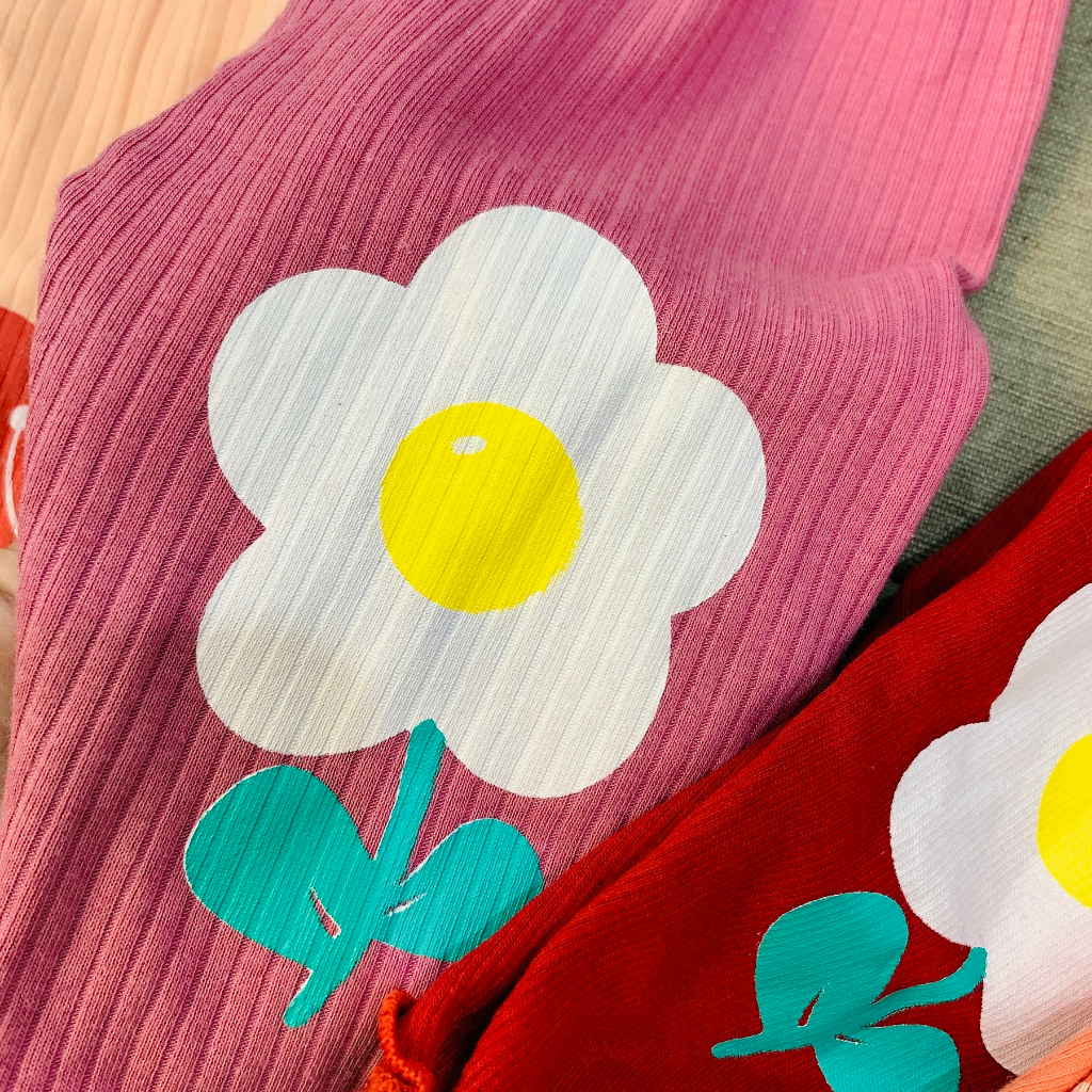 Quần legging lửng cho bé gái, Quần thun hè cho bé từ 7-18kg