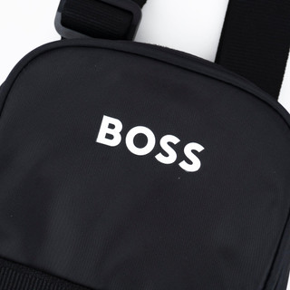 [Hàng chính hãng] Túi đeo chéo basic màu đen logo boss