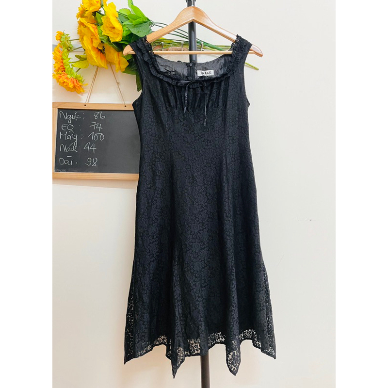 Đầm Ren Nhật, Đi Tiệc, Hai Lớp, 2hand