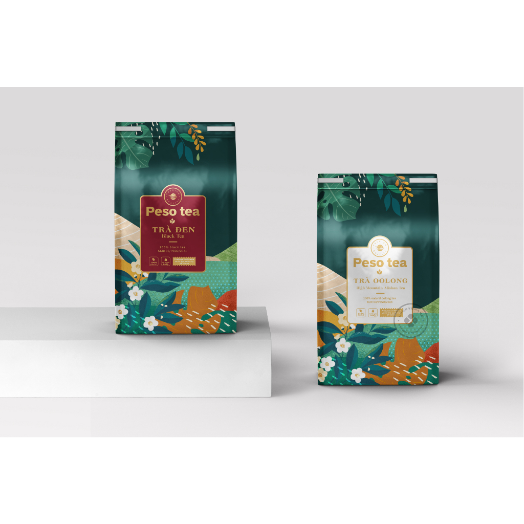 Trà Peso Nhài/ Đen/ Olong 600g