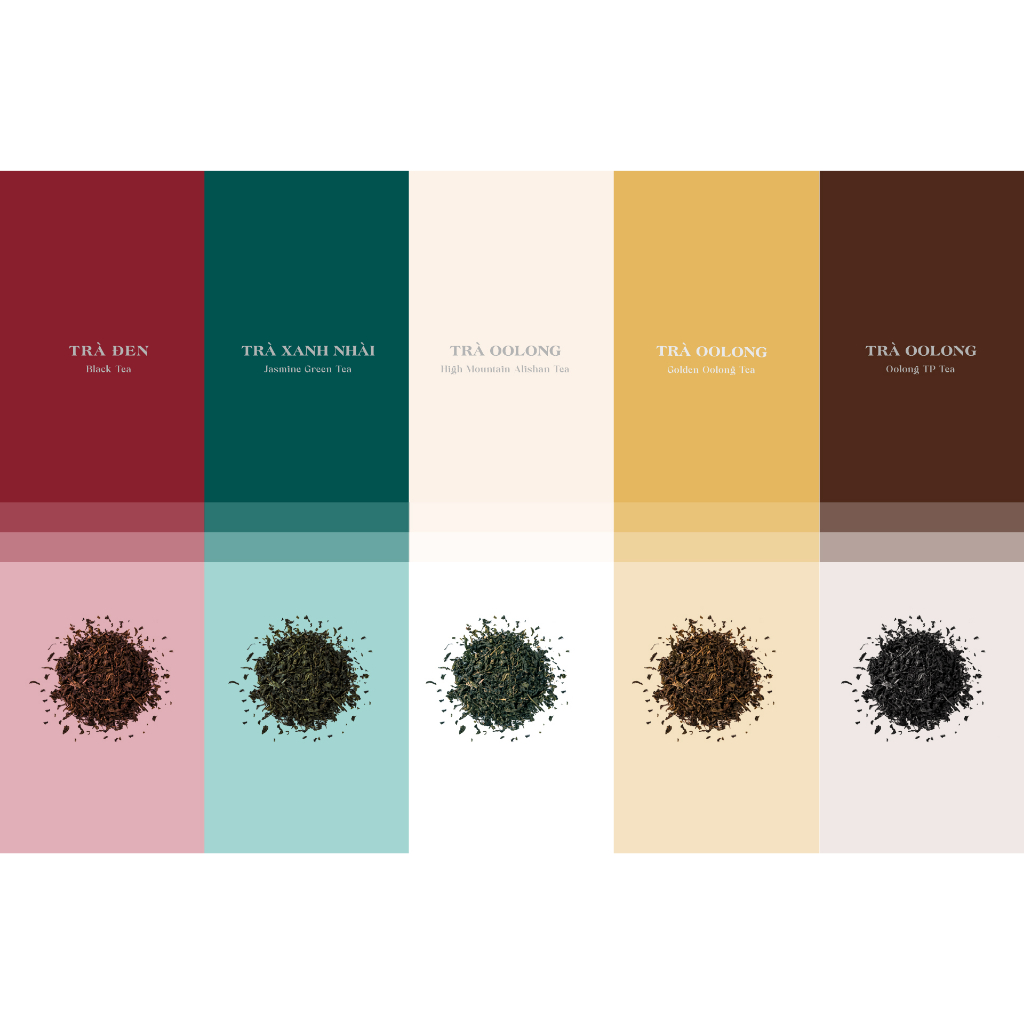 Trà Peso Nhài/ Đen/ Olong 600g