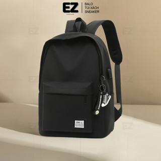 Balo đi học nam nữ chống nước cao cấp , Cặp đi học nữ đựng laptop 15.6 inch , Balo học sinh màu đen mã BLU02