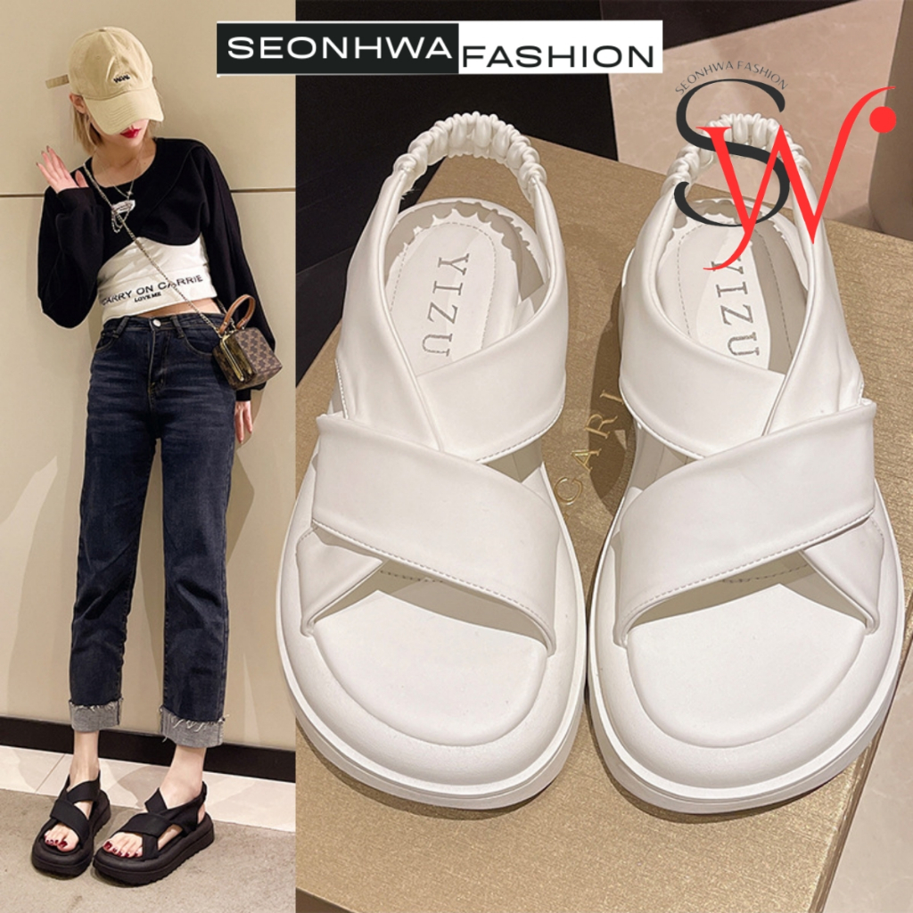 Giày sandal nữ thời trang SEONHWA cao 5cm chất da siêu mềm đẹp thời trang mới G229