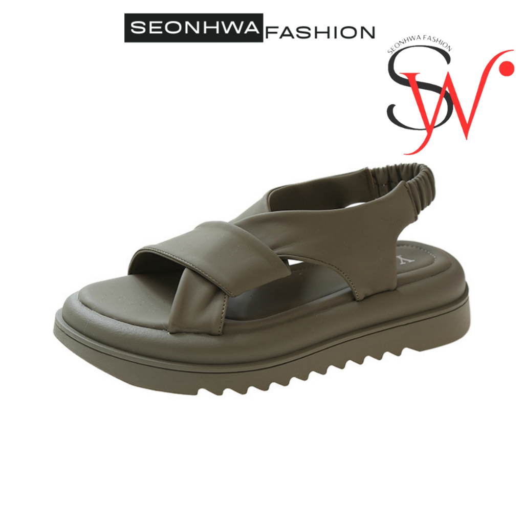 Giày sandal nữ thời trang SEONHWA cao 5cm chất da siêu mềm đẹp thời trang mới G229