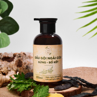 Dầu Gội Sạch Gàu Ngứa 350ML, Ngừa Nấm, Mọc Tóc, Kiềm Dầu, Chiết Xuất Ngải Cứu, Gừng, Bồ Kết SALAKA