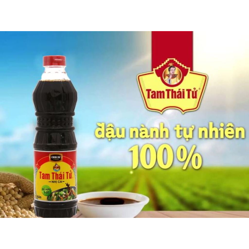 Nước tương Nhị Ca Tam Thái Tử chai 500ml