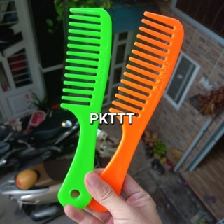 Lược thưa màu chải tóc xoăn,tóc rối (21cm)