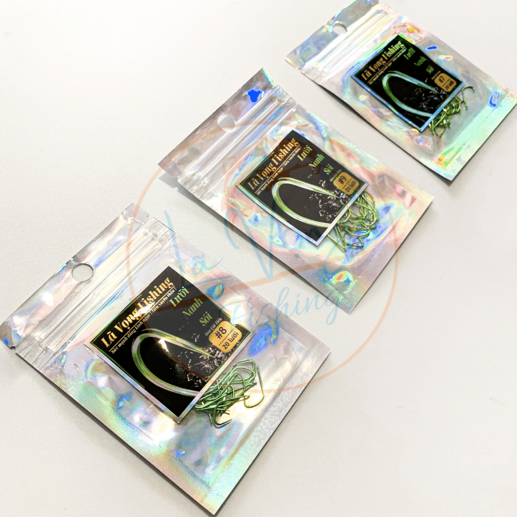 Lưỡi câu cá dáng Nanh Sói, lưỡi câu dáng rô, diếc ,chép câu đơn đài