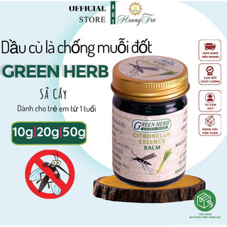 [Dành khi côn trùng đốt] Dầu cù là sả cây - Cao sả Green Herb Citronella Essence Balm