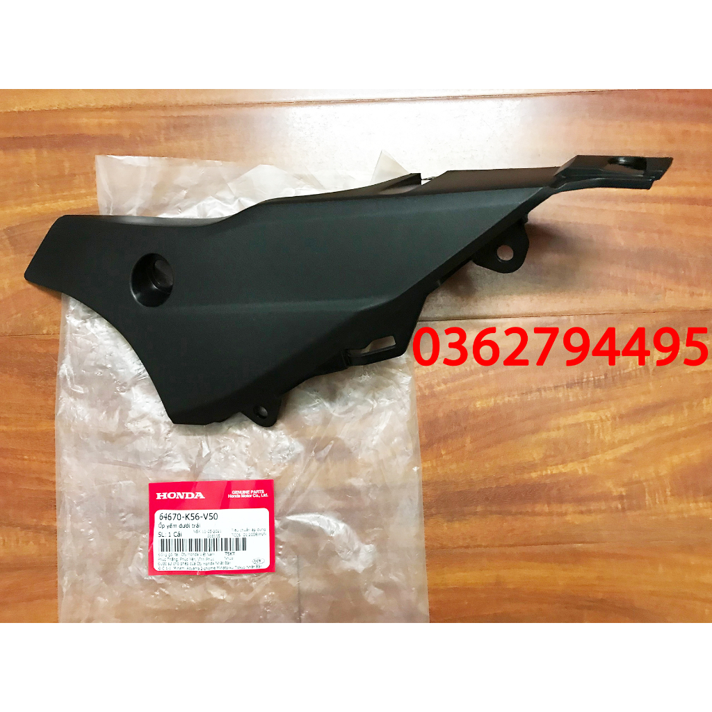 Nhựa nhám Ốp chân Yếm dưới trái phải xe Winner X V2 Zin chính hãng Honda