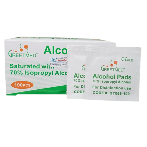 Bông tẩm cồn Alcohol Pads Greetmed