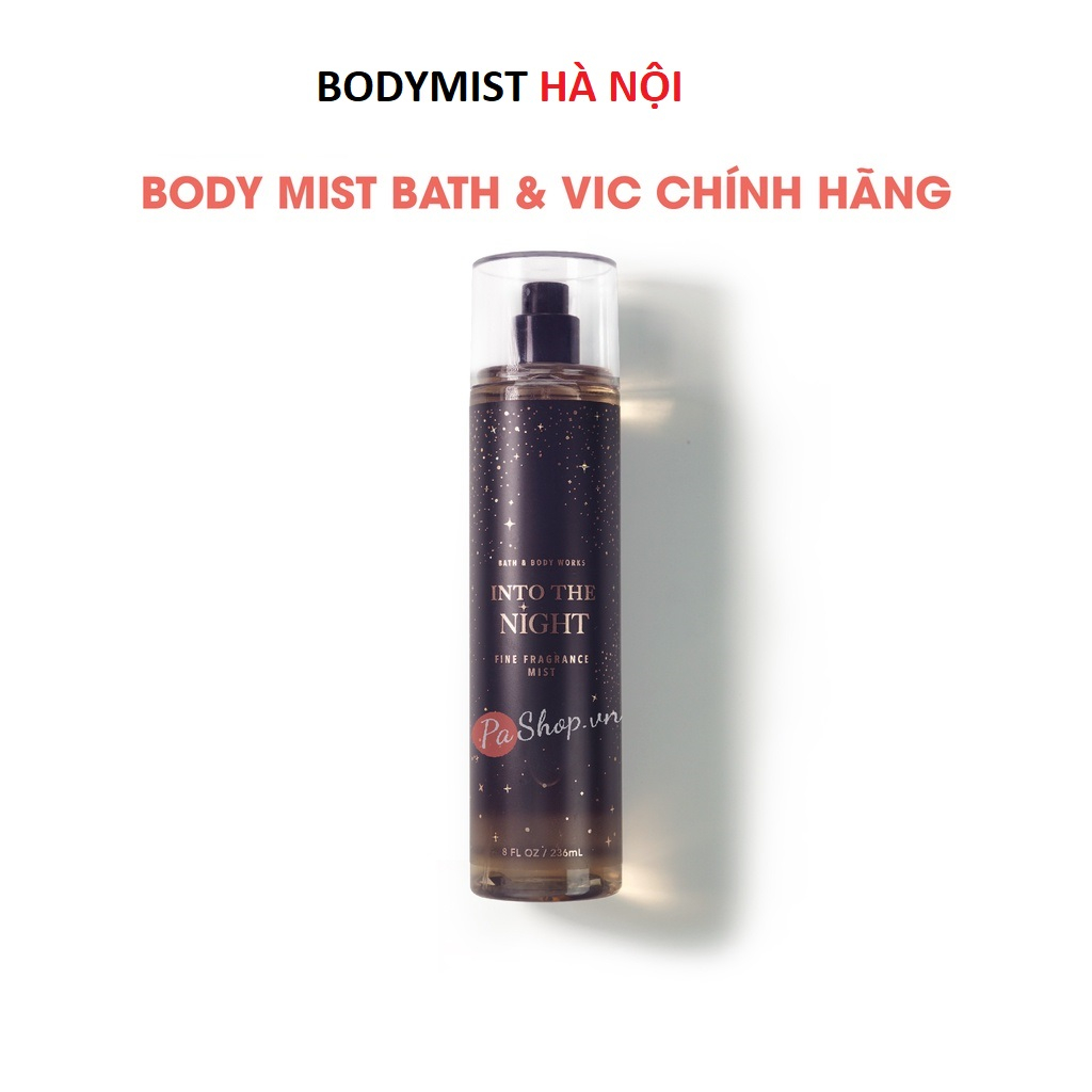 Body mist Into The Night xịt thơm toàn thân - bodymist Hà Nội