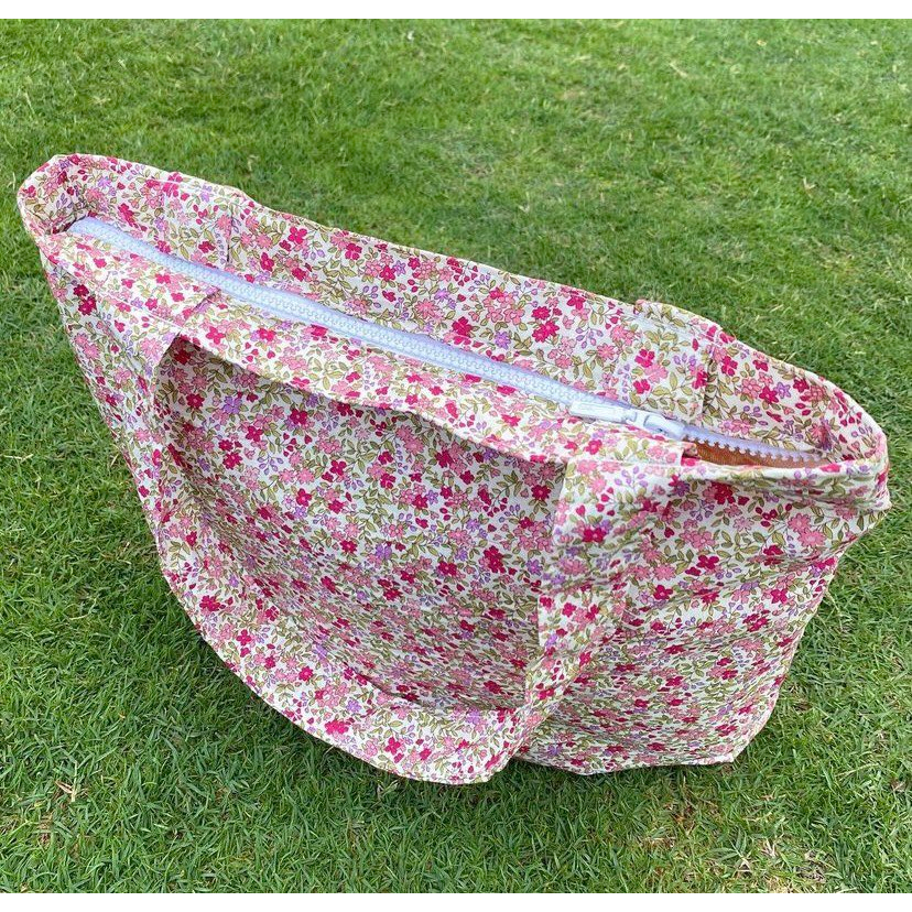 Túi Tote Spring Có Khoá Kéo Đựng Vừa Laptop Tặng Scrunchies | Thyme