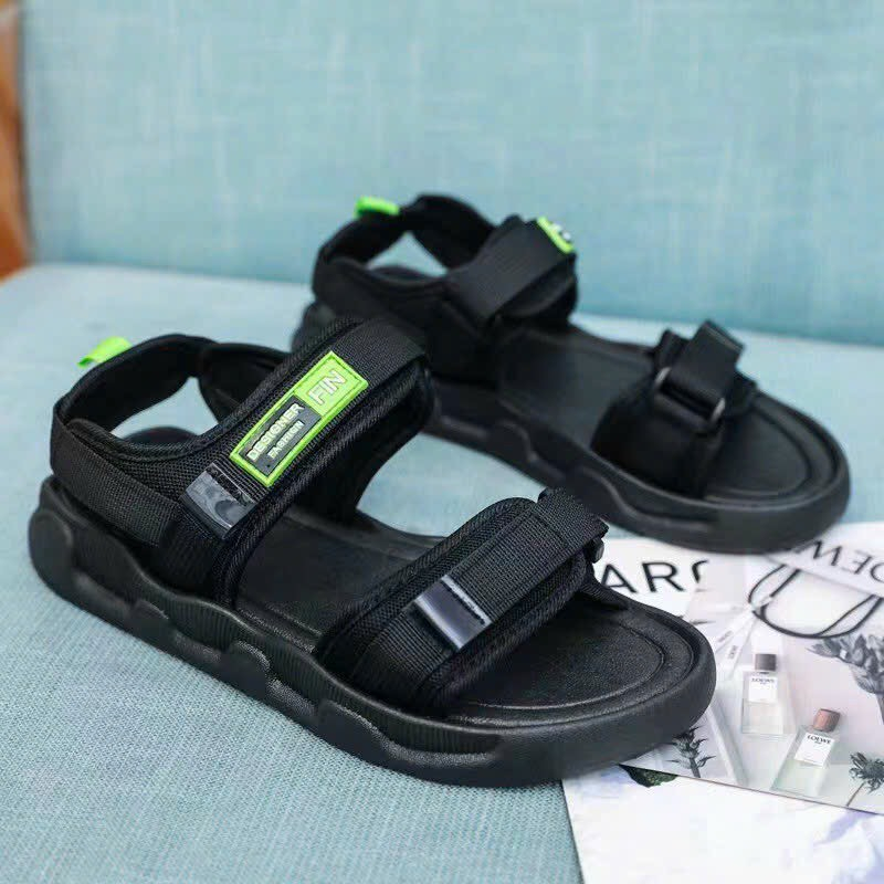 Sandal Nữ Quai Dán Chữ Fin
