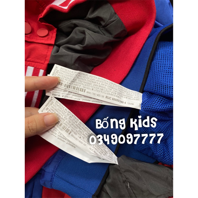 Áo Gió Bé Trai ZR