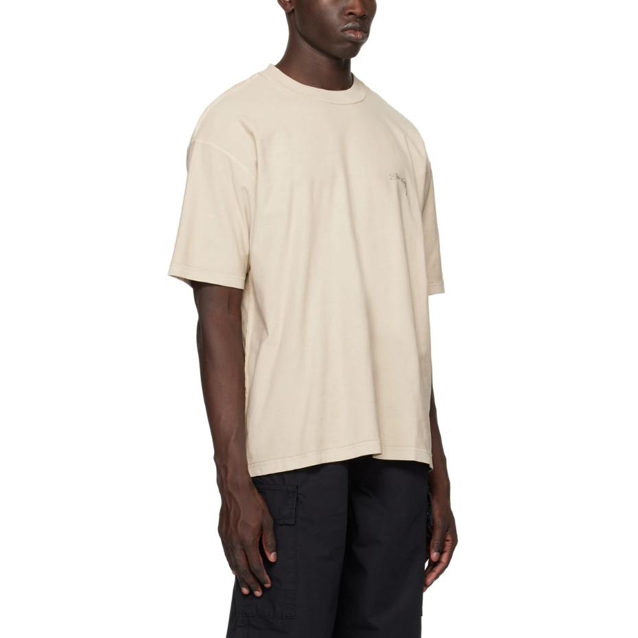 Chính hãng STUSSY LAZY TEE TAN - Áo thun Stussy Unisex Nam Nữ chính hãng Authenitc