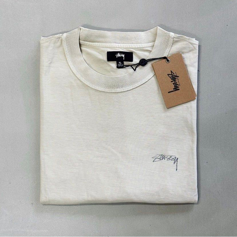 Chính hãng STUSSY LAZY TEE TAN - Áo thun Stussy Unisex Nam Nữ chính hãng Authenitc