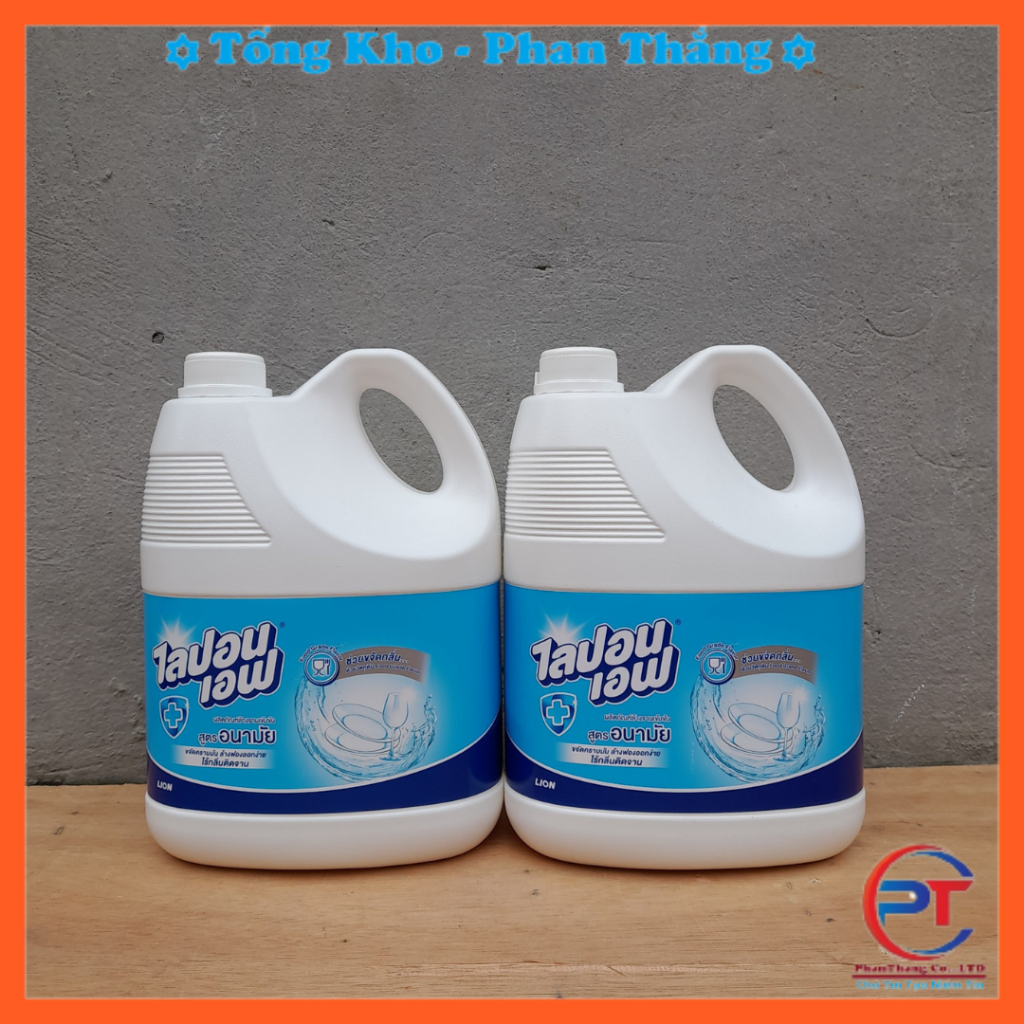 Nước Rửa Chén Bát Lipon Thái Lan Can 3600ml Không Mùi, Siêu Sạch, An Toàn Cho Làn Da Của Bạn