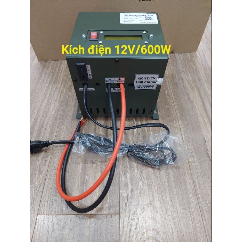 Kích điện Inverter Sin Chuẩn 12V/1000VA/600W