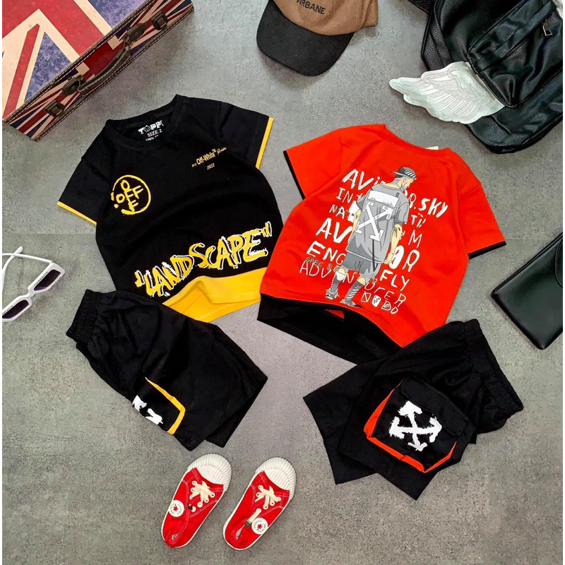 Bộ thun cao cấp hàng Toppi cho bé trai