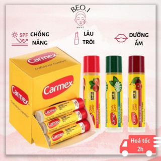 [HÀNG MỸ] Son dưỡng môi Carmex Carmex Lip Balm - Beoi Mart