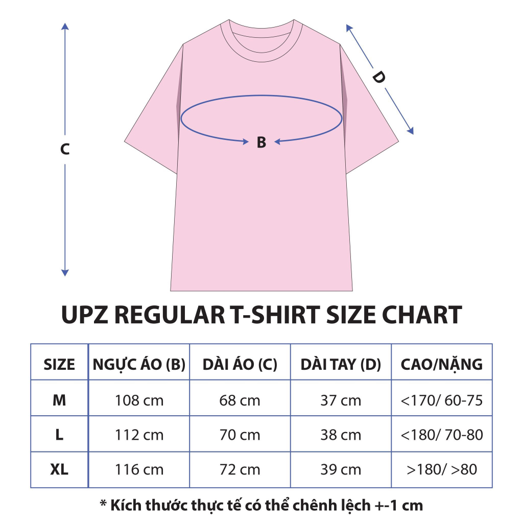 UPZ Áo Thun Cơ Bản SS1 (11 Màu)